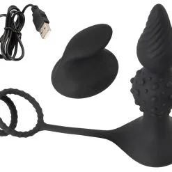 Rebel Men's Gear RC Buttplug Met Cock & Ball Ringen Van Rebel -Sextoys voor hem Verkoop 05523990000 nor k 5
