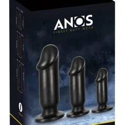 3-delige Anaalplug Training Set Van ANOS -Sextoys voor hem Verkoop 05548470000 verp