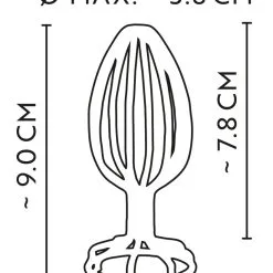 Metalen Kooi Butt Plug Ø 38 Mm Van ANOS -Sextoys voor hem Verkoop 05557890000 nor g 1