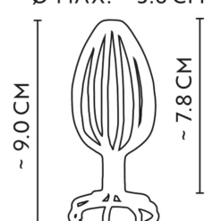 Metalen Kooi Butt Plug Ø 38 Mm Van ANOS -Sextoys voor hem Verkoop 05557890000 nor g