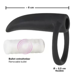 Cockring / Vinger Vibrator Van Black Velvets -Sextoys voor hem Verkoop 05838120000 nor j