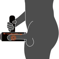 Rebel Men's Gear Masturbator With 2 Functions By Rebel -Sextoys voor hem Verkoop 05948140000 nor i 1