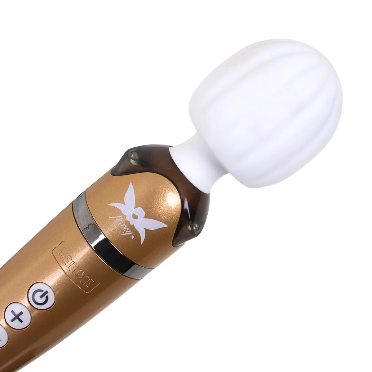Pixey Massage Wand Pixey Deluxe Gold Edition Gold Edition - Oplaadbare Draadloze Massager Wand 4 Pixey Massage Wand Pixey Deluxe Gold Edition Gold Edition - Oplaadbare Draadloze Massager Wand - Afbeelding 2