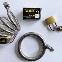 MAE-Toys RVS Kuisheidskooi Met Plasgaatjes -Sextoys voor hem Verkoop CB 128l details