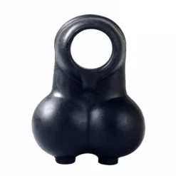 MAE-Toys Zwarte Siliconen Ball Stretcher Met Cock Ring -Sextoys voor hem Verkoop CB Toy black 1