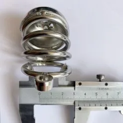 MAE-Toys RVS Kuisheidskooi Met Plasgaatjes -Sextoys voor hem Verkoop CB maat 1