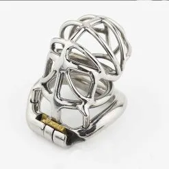 MAE-Toys Steel Open Chastity Cage With Cylinder Lock 8 MAE-Toys Steel Open Chastity Cage With Cylinder Lock -Sextoys voor hem Verkoop CB sm 147