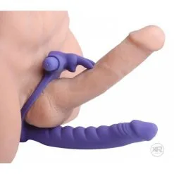 Strap-on Dildo Met Vibrerende Penisring 'Double Delight' Van You2Toys