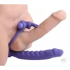 Strap-on Dildo Met Vibrerende Penisring 'Double Delight' Van You2Toys -Sextoys voor hem Verkoop Double Delight Dual Penetration Rabbit Cock Ring