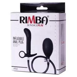 Opblaasbare Anaalplug Met Pomp Van Rimba Latex Play -Sextoys voor hem Verkoop Inflatable Anal Plug with Pump box 1