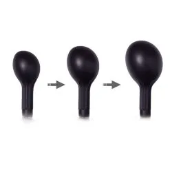 Opblaasbare Anaalplug Met Pomp Van Rimba Latex Play -Sextoys voor hem Verkoop Inflatable Anal Plug with Pump size 1