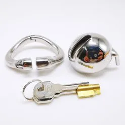 MAE-Toys Stainless Steel Mini Chastity Device Cock Cage
