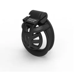 MAE-Toys Micro Chastity Device Super Light Double-Arc Equipped With 4 Rings