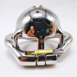 MAE-Toys Stainless Steel Mini Chastity Device Cock Cage -Sextoys voor hem Verkoop Micro chastity device 4 2
