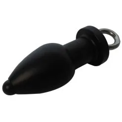 MAE-Toys Metal Hollow Flushing Anus Plug BLACK -Sextoys voor hem Verkoop Plug1 1