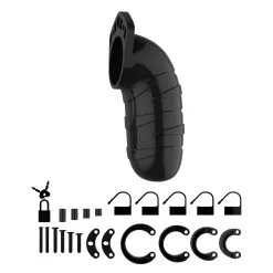 ManCage Chasitty Device Mancage Model 05 Luxe Kuisheidskooi (Zwart) -Sextoys voor hem Verkoop RS38081 MCG005BLK lpr 1