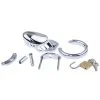 MAE-Toys Metalen CeeBee-6000 Stalen Kuisheidskooi - Korte Versie -Sextoys voor hem Verkoop Staal Kuisheidsgordel Mannelijke CB6000S Kuisheidsgordel Metalen Penis Lock Kuisheidskooi Ring Speeltjes Voor Mannen 1