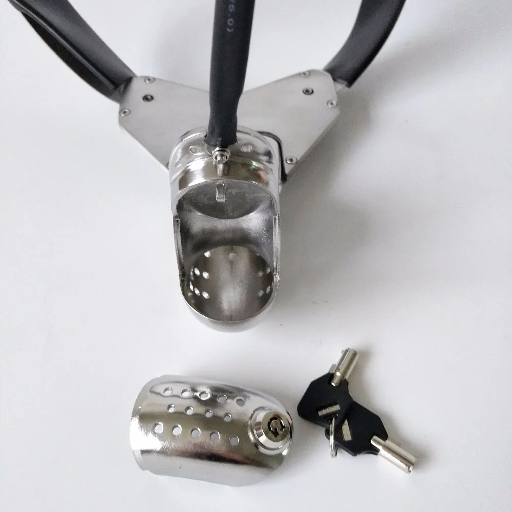 MAE-Toys The Enforcer II Stalen Kuisheidsgordel Voor Mannen 6 MAE-Toys The Enforcer II Stalen Kuisheidsgordel Voor Mannen - Afbeelding 4