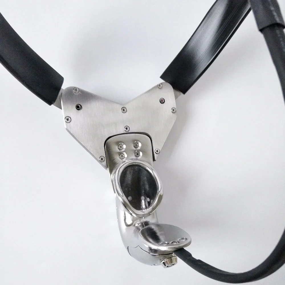 MAE-Toys The Enforcer II Stalen Kuisheidsgordel Voor Mannen 7 MAE-Toys The Enforcer II Stalen Kuisheidsgordel Voor Mannen - Afbeelding 5