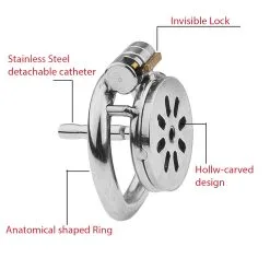 MAE-Toys Ultra Korte Kuisheidskooi Met RVS Penis Plug -Sextoys voor hem Verkoop Untitled 5