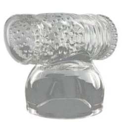 Wand Essentials Opzetstuk Massager - Masturbatie Stimulator Sleeve -Sextoys voor hem Verkoop aa467 the massager masturbator sleeve wand attachment 5535 1