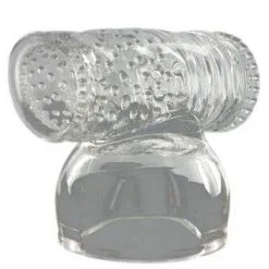 Wand Essentials Opzetstuk Massager - Masturbatie Stimulator Sleeve -Sextoys voor hem Verkoop aa467 the massager masturbator sleeve wand attachment 5535 2