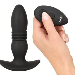 Oplaadbare Vibro-butt Plug Met Stootfunctie Van ANOS -Sextoys voor hem Verkoop anos RC Thrusting Massager 5 1
