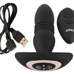 Oplaadbare Vibro-butt Plug Met Stootfunctie Van ANOS -Sextoys voor hem Verkoop anos RC Thrusting Massager 7 1