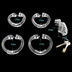 MAE-Toys Small Model Chastity Device Clear - Kidding -Sextoys voor hem Verkoop cb kidding size 1