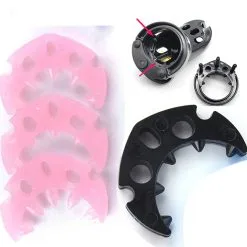 Pink Spike Opzetstuk Voor CeeBee-6000 Van MAE-Toys -Sextoys voor hem Verkoop cb6000 pink spike ring 3pc set 1