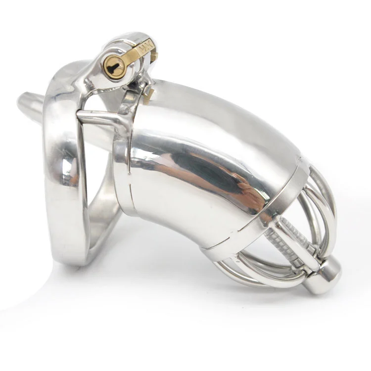 RVS Kuisheidskooi Met Spike Ring (lange Versie) Van MAE-Toys 5 RVS Kuisheidskooi Met Spike Ring (lange Versie) Van MAE-Toys - Afbeelding 3