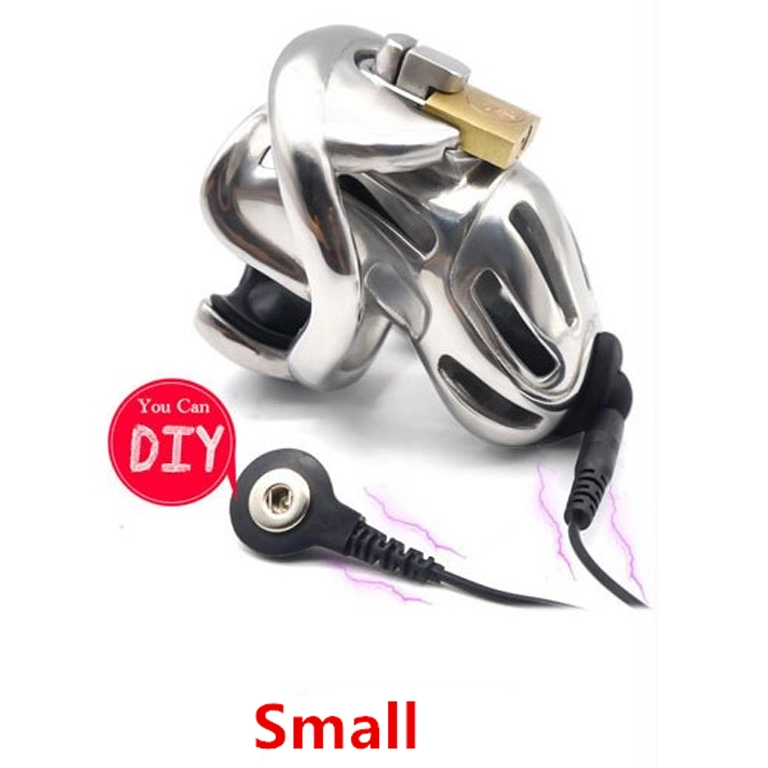 FM ElectroSex Stainless Steel E-Stim Chastity Device - Small 3 FM ElectroSex Stainless Steel E-Stim Chastity Device - Small