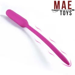 MAE-Toys 10 Programma Pink Urethrale Siliconen Sound-Vibrator -Sextoys voor hem Verkoop mae sm 025 10 frequency pink urethral silicone vibrator 5 mm 23654