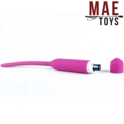 MAE-Toys 10 Programma Pink Urethrale Siliconen Sound-Vibrator -Sextoys voor hem Verkoop mae sm 025 10 frequency pink urethral silicone vibrator 5 mm 23655