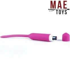 MAE-Toys 10 Programma Pink Urethrale Siliconen Sound-Vibrator -Sextoys voor hem Verkoop mae sm 025 10 frequency pink urethral silicone vibrator 5 mm 23655 5