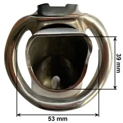 Stalen Kuisheidskooi (Lange Versie) Van MAE-Toys -Sextoys voor hem Verkoop mae sm 065 cockring 3