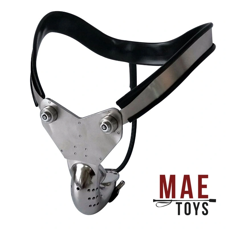 MAE-Toys The Enforcer II Stalen Kuisheidsgordel Voor Mannen 4 MAE-Toys The Enforcer II Stalen Kuisheidsgordel Voor Mannen - Afbeelding 2