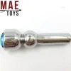 Stainless Steel Jewel Penis Head Plug Blue By MAE-Toys -Sextoys voor hem Verkoop mae sm 090b metal jewel penis head plug blue 24561 3