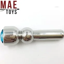 Stainless Steel Jewel Penis Head Plug Blue By MAE-Toys