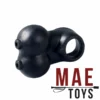 MAE-Toys Zwarte Siliconen Ball Stretcher Met Cock Ring -Sextoys voor hem Verkoop mae ty 001blk mae toys black silicone ball stretcher with cock ring 27930