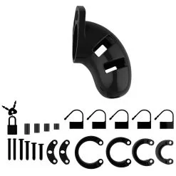 ManCage Chasitty Device ManCage Short Kuisheidskooi - Zwart Model 01 -Sextoys voor hem Verkoop mancage01 c 2