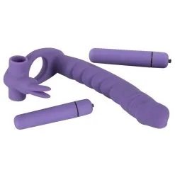 Strap-on Dildo Met Vibrerende Penisring 'Double Delight' Van You2Toys -Sextoys voor hem Verkoop or 05834480000 strap on dildo with vibrating cock ring double delight 28100 2