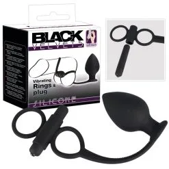Vibrerende Ringen & Plug Van Black Velvets -Sextoys voor hem Verkoop or 05885800000 vibrating rings plug 27374 2