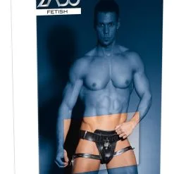 Zado Leather Fashion Lederen Kuisheid String/jock Van ZADO Leather Creations -Sextoys voor hem Verkoop or 2010070 leather chastity string sizes s m and l xl 26424 1