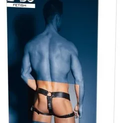 Zado Leather Fashion Lederen Kuisheid String/jock Van ZADO Leather Creations -Sextoys voor hem Verkoop or 2010070 leather chastity string sizes s m and l xl 26425 1
