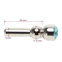 Stainless Steel Jewel Penis Head Plug By MAE-Toys -Sextoys voor hem Verkoop penis jewel plug 6