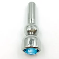 Stainless Steel Jewel Penis Head Plug Blue By MAE-Toys -Sextoys voor hem Verkoop plug blue 1