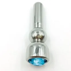 Stainless Steel Jewel Penis Head Plug Blue By MAE-Toys -Sextoys voor hem Verkoop plug blue 3