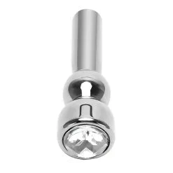 Stainless Steel Jewel Penis Head Plug Clear By MAE-Toys -Sextoys voor hem Verkoop plug clear 1
