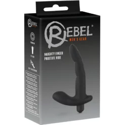 Rebel Men's Gear Prostaatvibrator In Vinger-duimlook Bevredigt Tegelijkertijd De Prostaat En Het Perineum